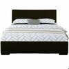 Homeroots 34.8 x 63.4 x 85.4 in. Black Platform Queen Size Bed 396991